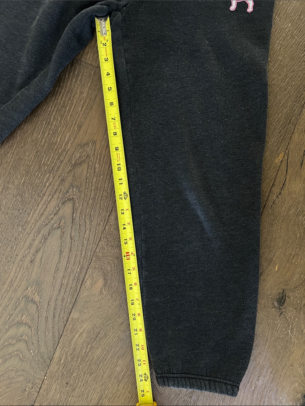 Y2K Pink Academy Cropped Sweatpants - Picture 5 of 9